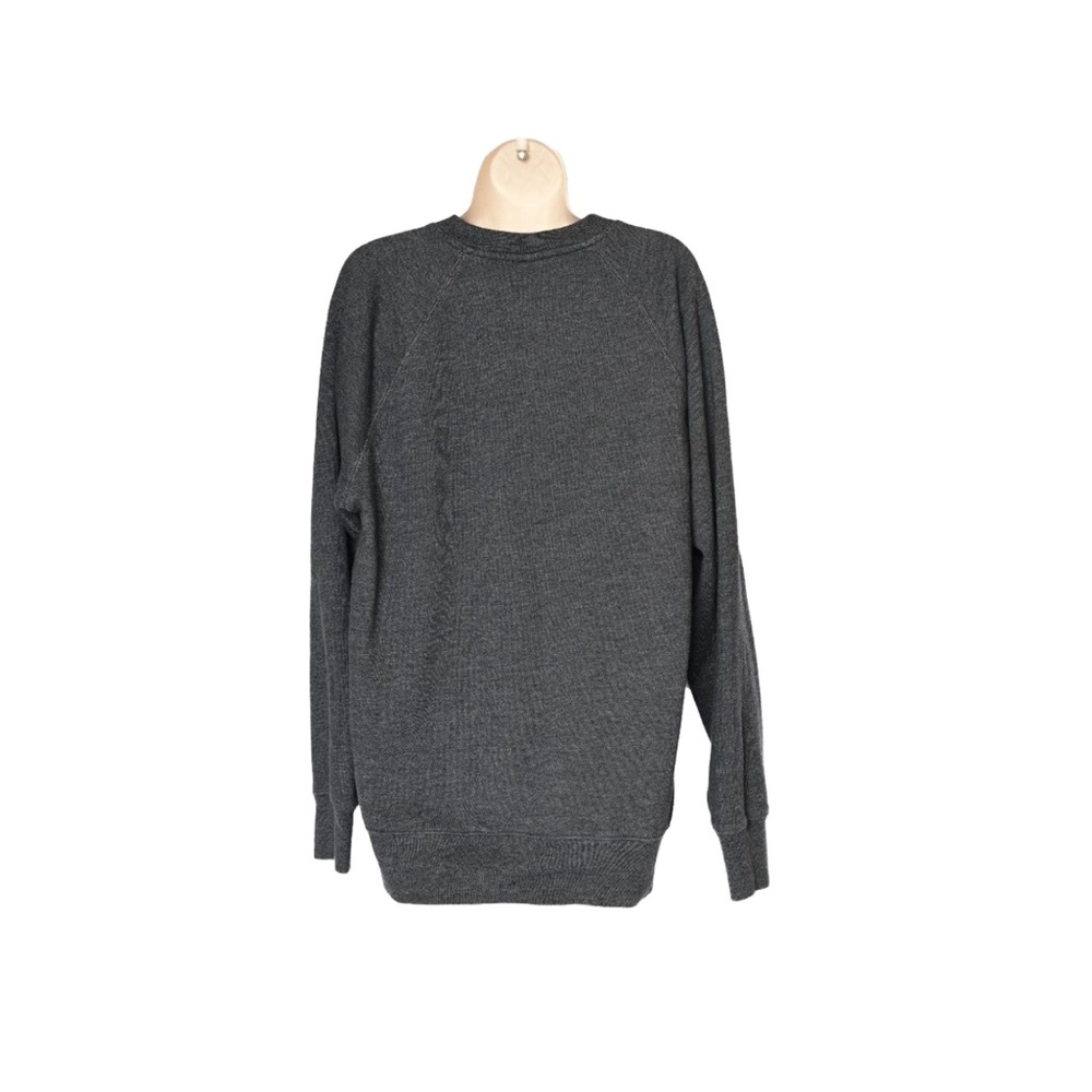 J.CREW Gray Long Sleeve Crew Sweatshirt with Front Pocket Size L - Picture 11 of 12